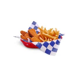 Bagcraft® Basket Liner Sheet 12X12 IN Dry Wax Paper Blue Check 2000/Case
