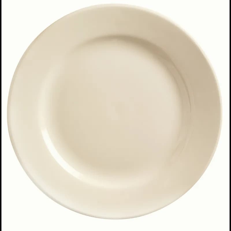 Ultima Princess Plate 12 IN Stoneware Creamy White Medium Rolled Edge 12/Case