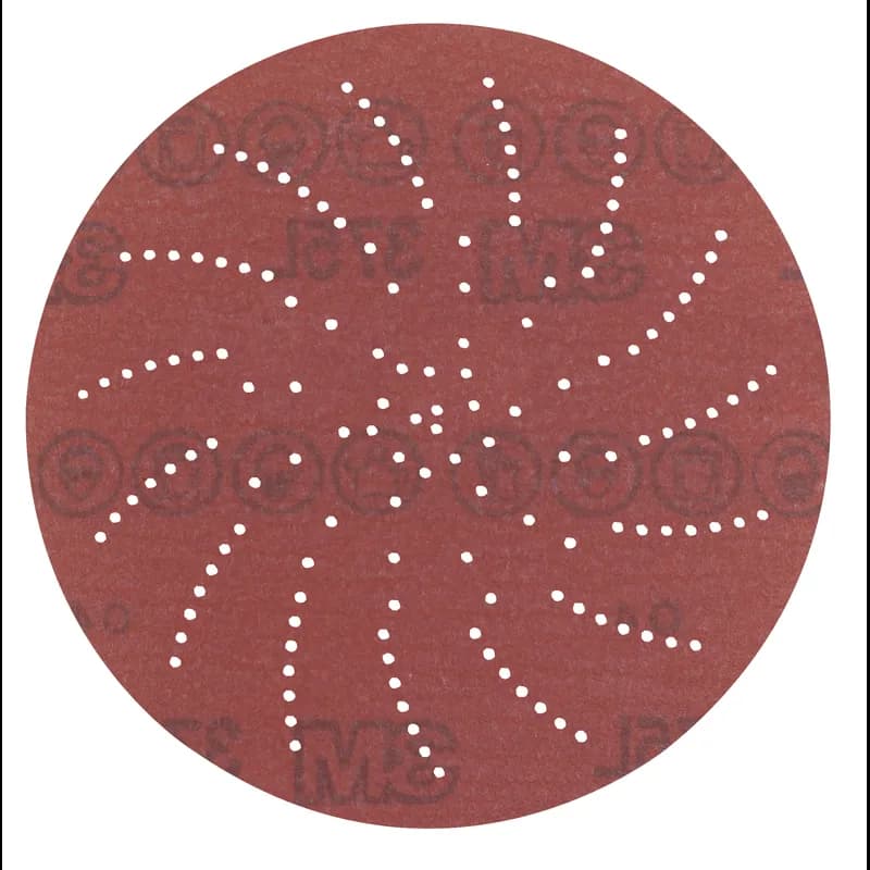 3M Xtract™ Film Disc 375L P80 Floor Pad 5 IN Red P80 Grit 250 Count/Case
