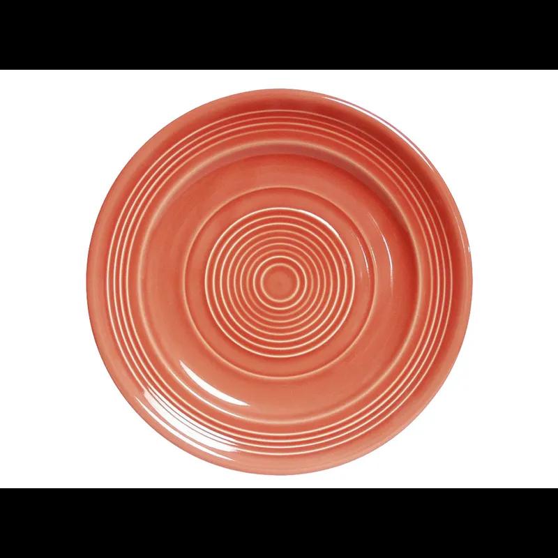 Concentrix Plate 10.5 IN China Cinnebar Round Wide Rim Fully Vitrified 12/Case