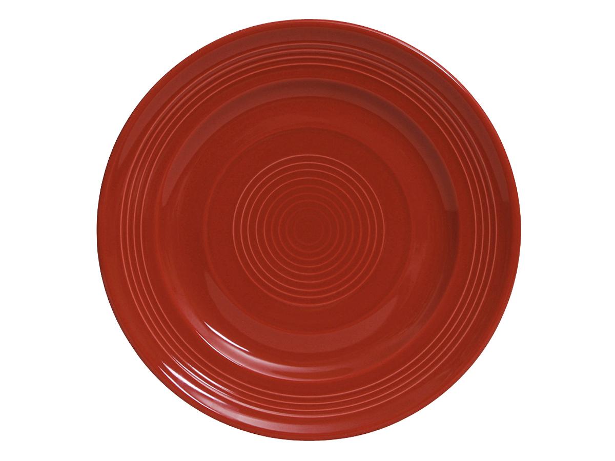 Concentrix Plate 10.5 IN China Cayenne Round Wide Rim Fully Vitrified 12/Case