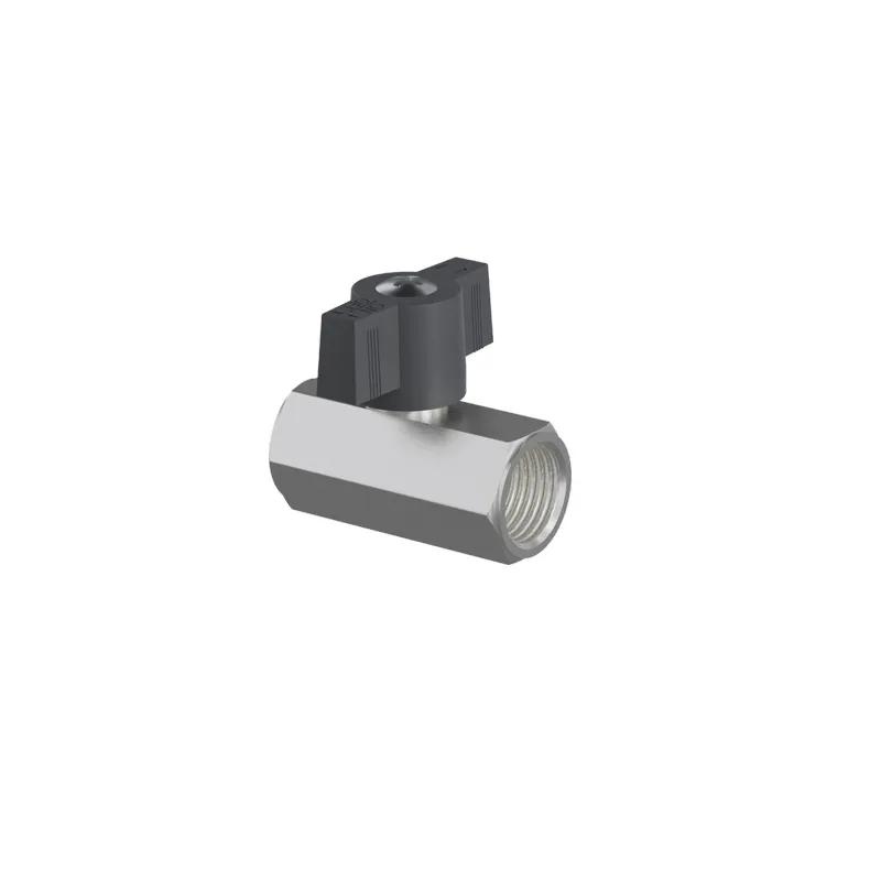 NPB Ball Valve Metal Silver 3/8IN FFB 1/Each