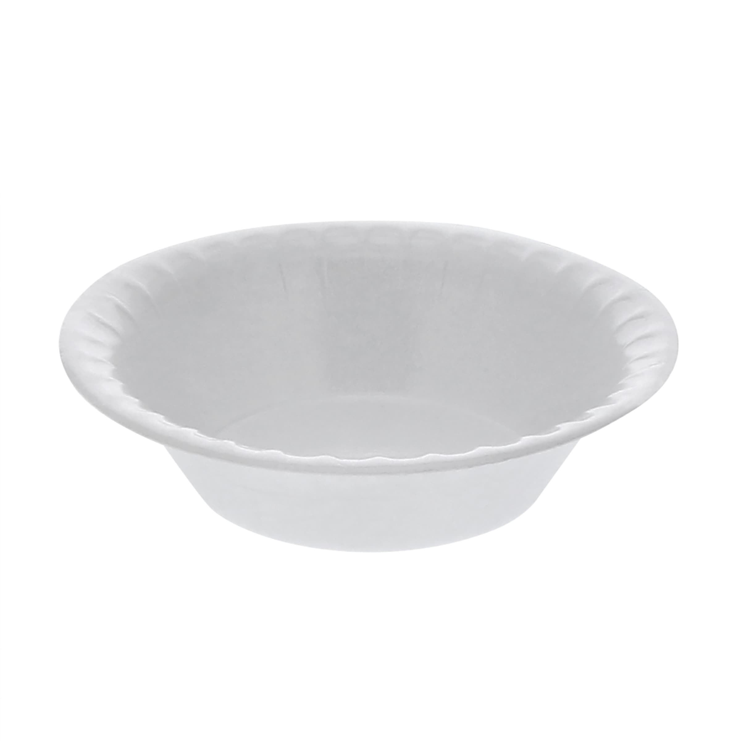 Bowl 4-5 OZ Polystyrene Foam White Laminated 1250/Case
