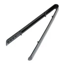 Ice Food Tongs 9 IN Plastic Black Squeeze 72/Case