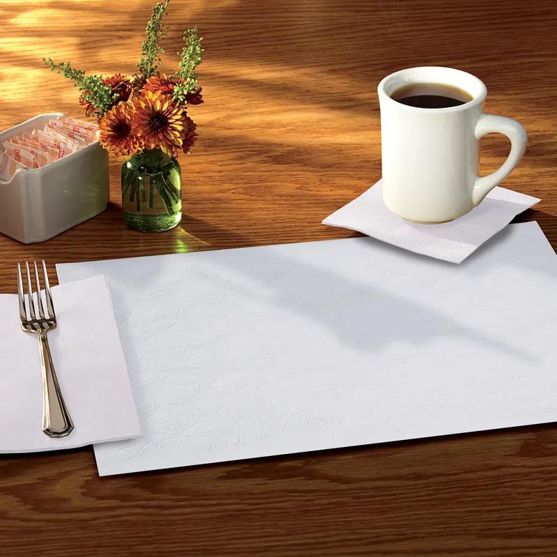 Placemat 10X14 IN White Paper Straight 1000/Case