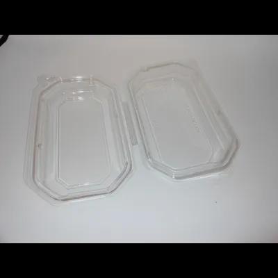 Take-Out Container Hinged With Dome Lid 5X8.46X2 IN PET Clear Deep 250/Case