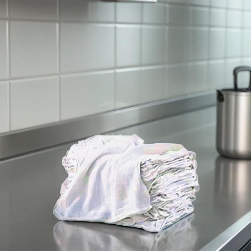 Cleaning Wipe 15X18 IN 50 LB Terry Cloth White Hemmed Edge 1/Case