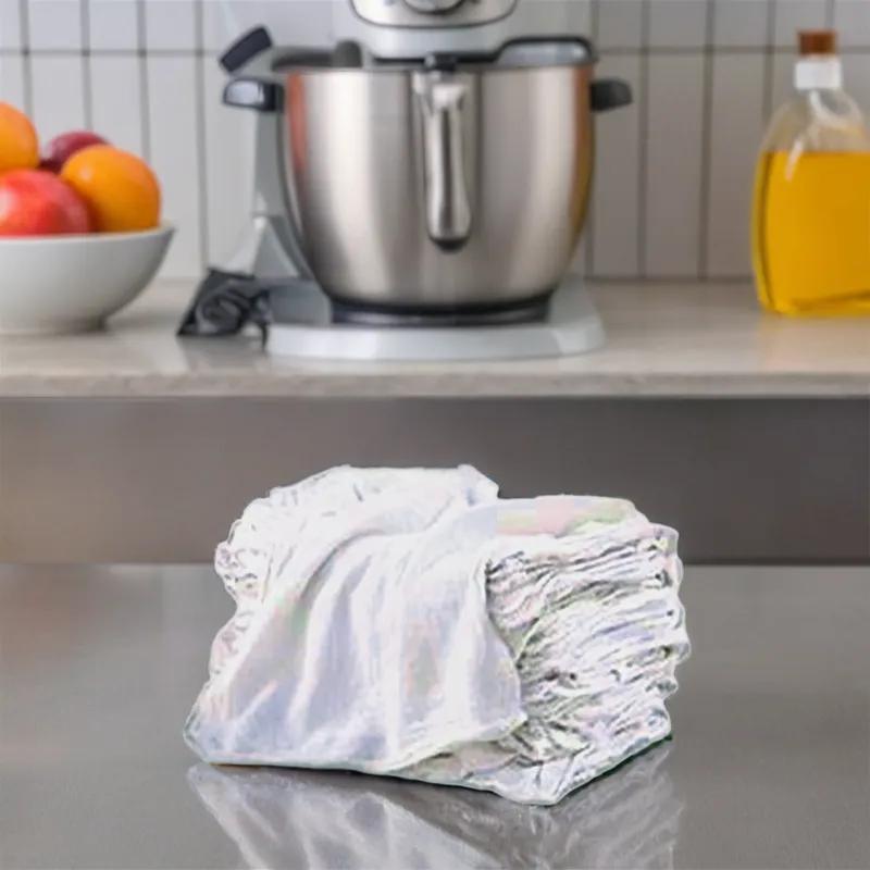 Cleaning Wipe 15X18 IN 50 LB Terry Cloth White Hemmed Edge 1/Case