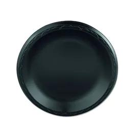 Plate 9 IN Polystyrene Foam Black Laminated 500/Case
