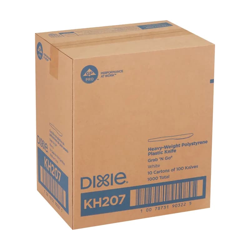 Dixie® Grab-N-Go® Knife PS White Heavyweight 1000/Case