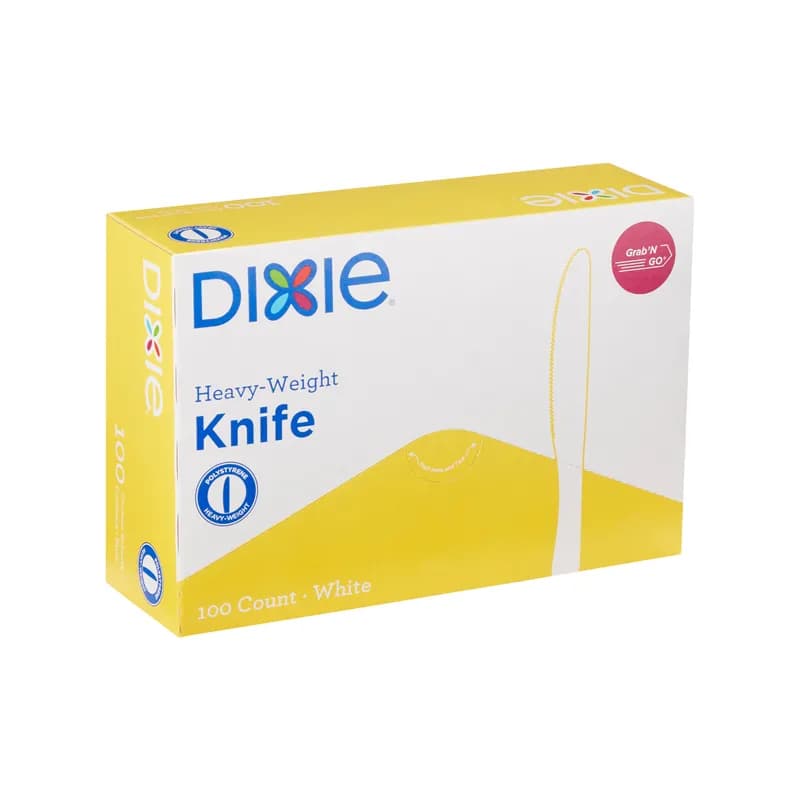 Dixie® Grab-N-Go® Knife PS White Heavyweight 1000/Case
