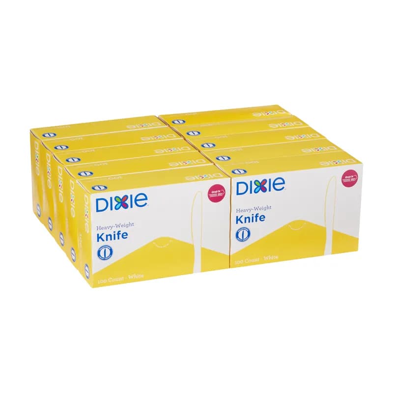Dixie® Grab-N-Go® Knife PS White Heavyweight 1000/Case
