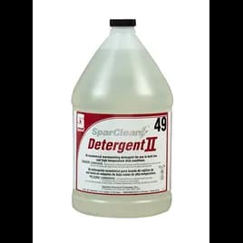 SparClean® II 49 F-Style Mild Scent Dishmachine Detergent 1 GAL No Foam Non-Chlorinated 4/Case