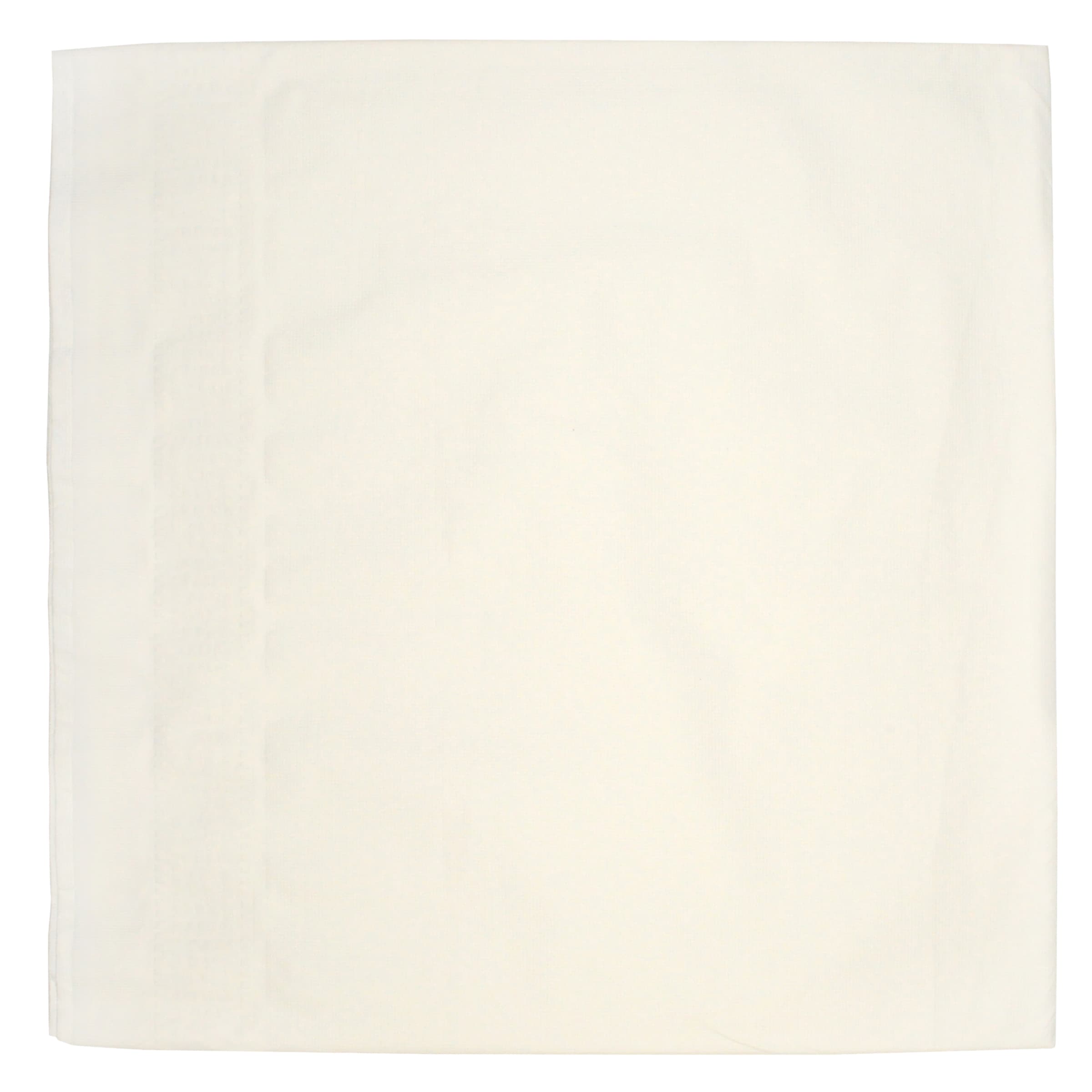 Table Cover 72X72 IN Paper Poly Blend White 25/Case