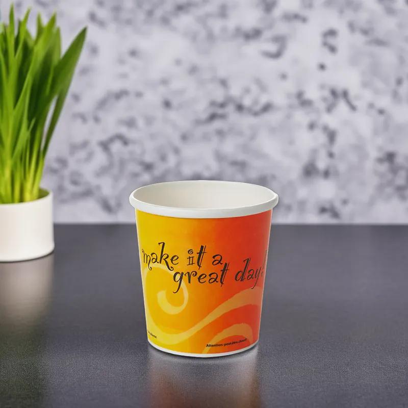 Soup Food Container Base 16 OZ Paper Great Day 500/Case