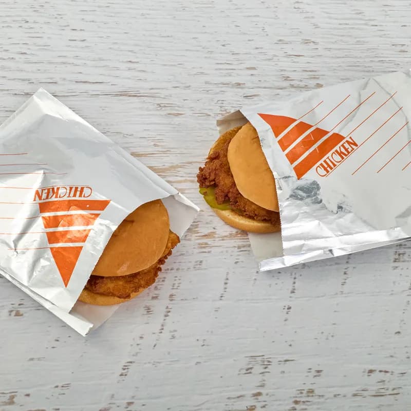 Chicken Bag 6X0.75X6.75 IN Foil-Lined Paper Gusset 1000/Case