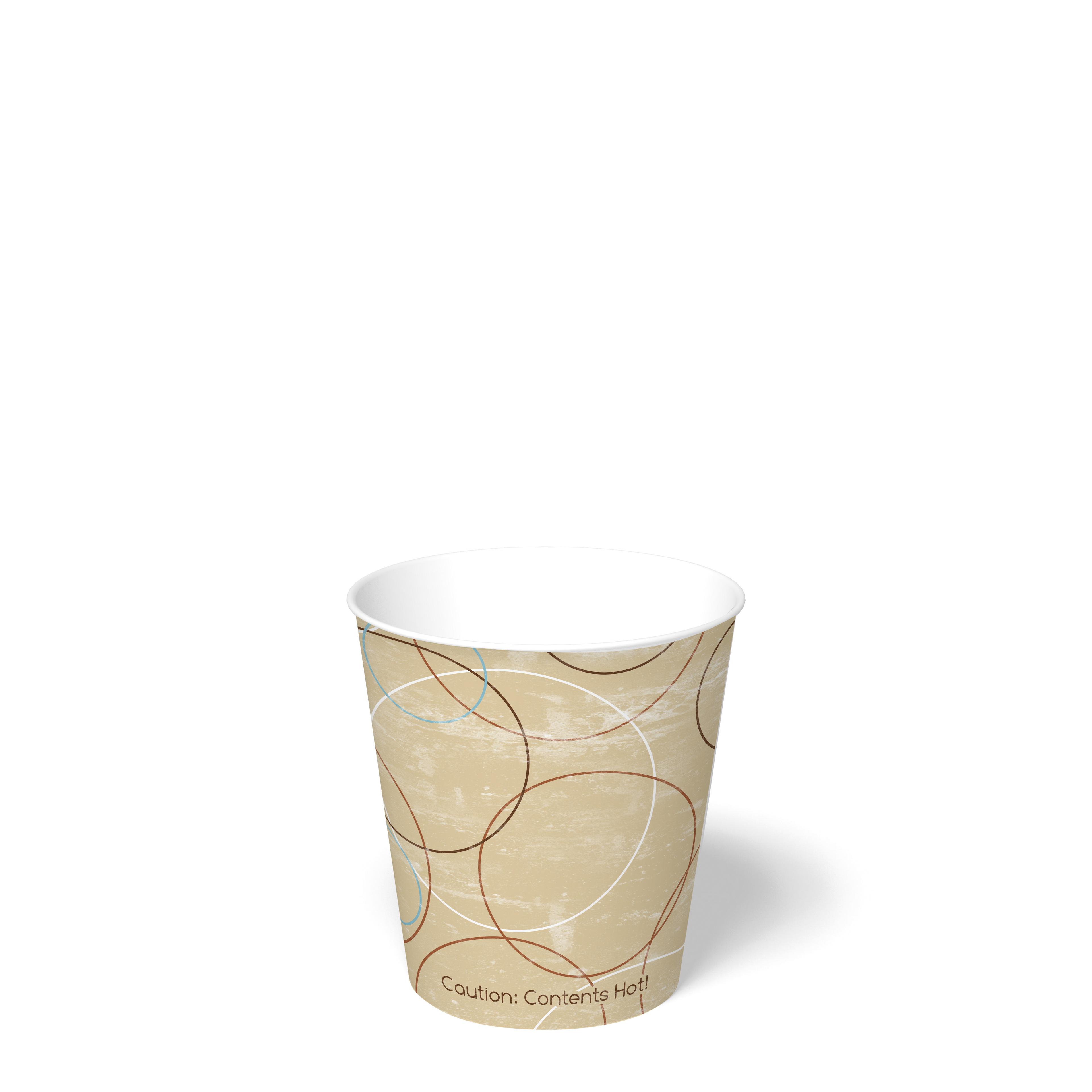 Hot Cup Squat 10 OZ Paper Champagne 1000/Case