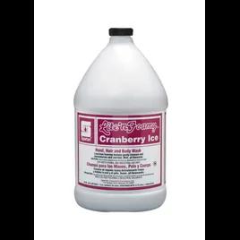 Lite'n Foamy® Cranberry Ice® Hair & Body Wash Ready-to-Use (RTU) Liquid 1 GAL Tangy-Cranberry Red Refill 4/Case