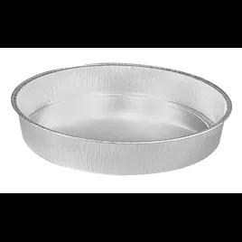 Take-Out Container Base Medium (MED) 8 IN Aluminum Silver Round 500/Case