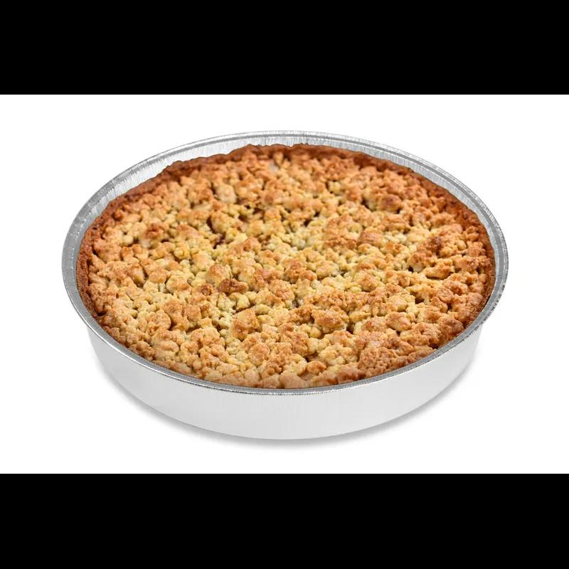 Take-Out Container Base Medium (MED) 8 IN Aluminum Silver Round 500/Case