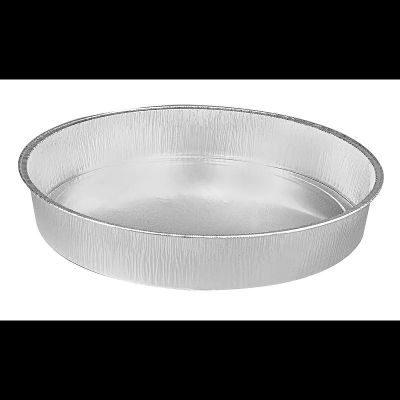 Take-Out Container Base Medium (MED) 8 IN Aluminum Silver Round 500/Case