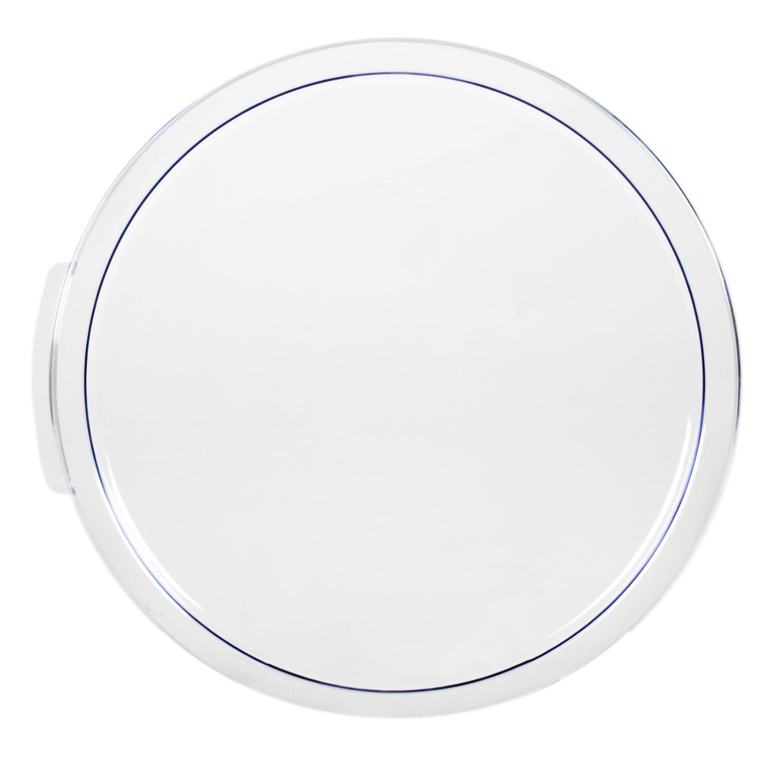 Food Tray Cover 12-18-22 QT PC Clear Dishwasher Safe 1/Each