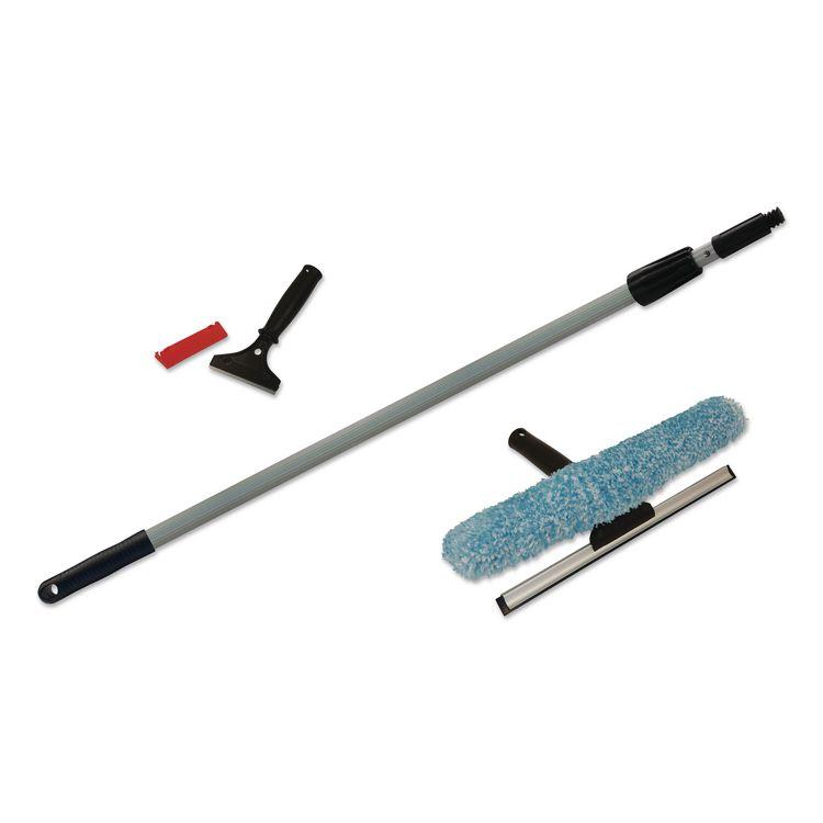 Boardwalk® Window Cleaning Kit Carbon Steel Rubber Kit 1/Each