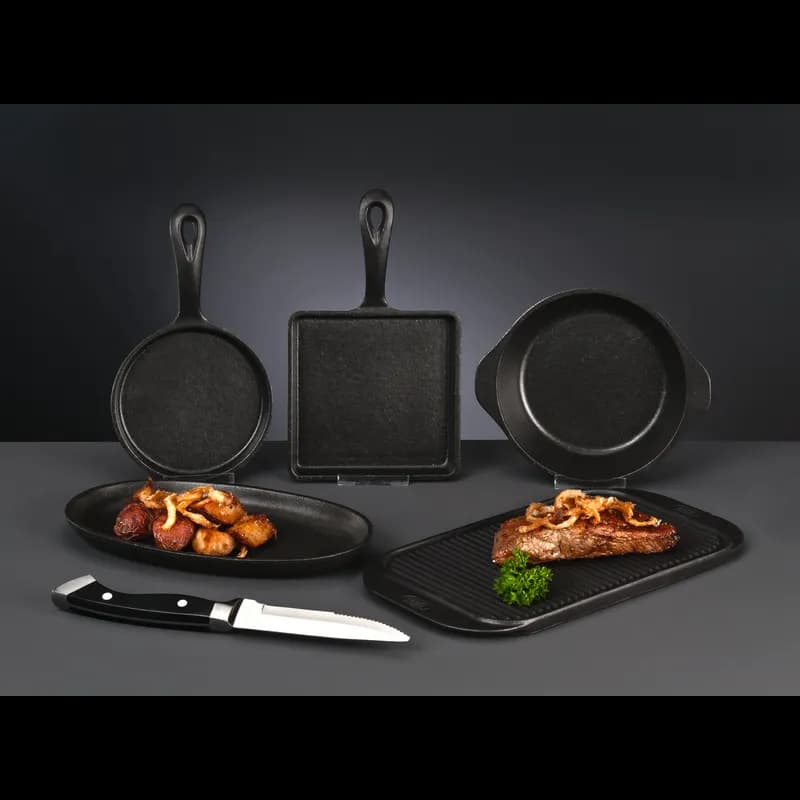 Dutch Oven 11 OZ Cast Iron Black Mini With Lid 12/Case