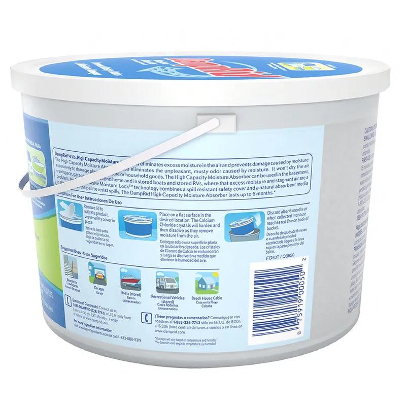 DampRid® Absorbent 64 OZ Fragrance Free Granules High Capacity Moisture-Lock™ Technology Lasts Up to 6 Months 3/Pack