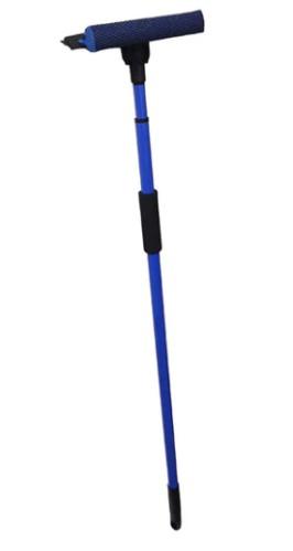 Squeegee Plastic Rubber Telescopic Pole Extends 4 FT to 7 FT Automatic 6/Case