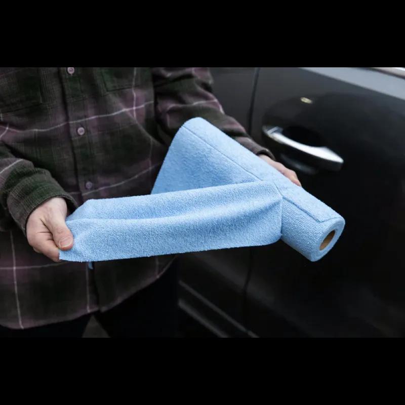 Rippz Cleaning Towel 11X12 IN Polyester Blend Blue Roll 1 Count/Pack