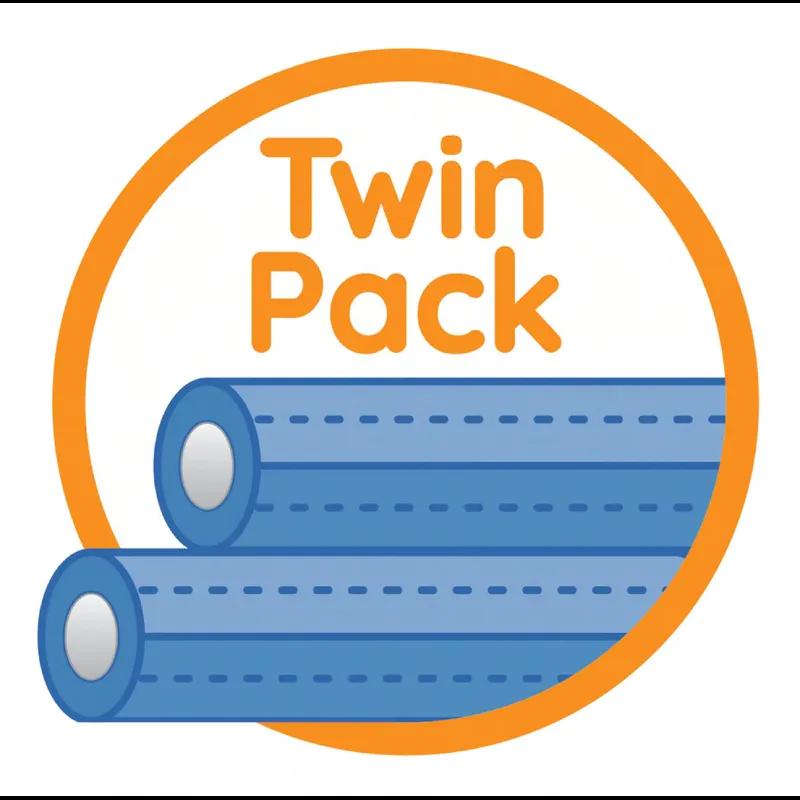 Rippz Cleaning Towel 11X12 IN Polyester Blend Blue Roll 1 Count/Pack