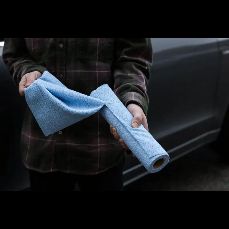 Rippz Cleaning Towel 11X12 IN Polyester Blend Blue Roll 1 Count/Pack