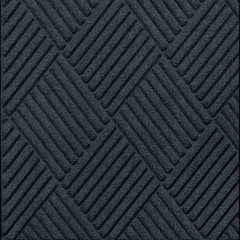 WaterHog® Floor Mat 36X60 IN Charcoal Polyethylene Terephthalate (PET) Fabric 1/Each