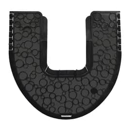 Victoria Bay Commode Mat Black Plastic 6/Case