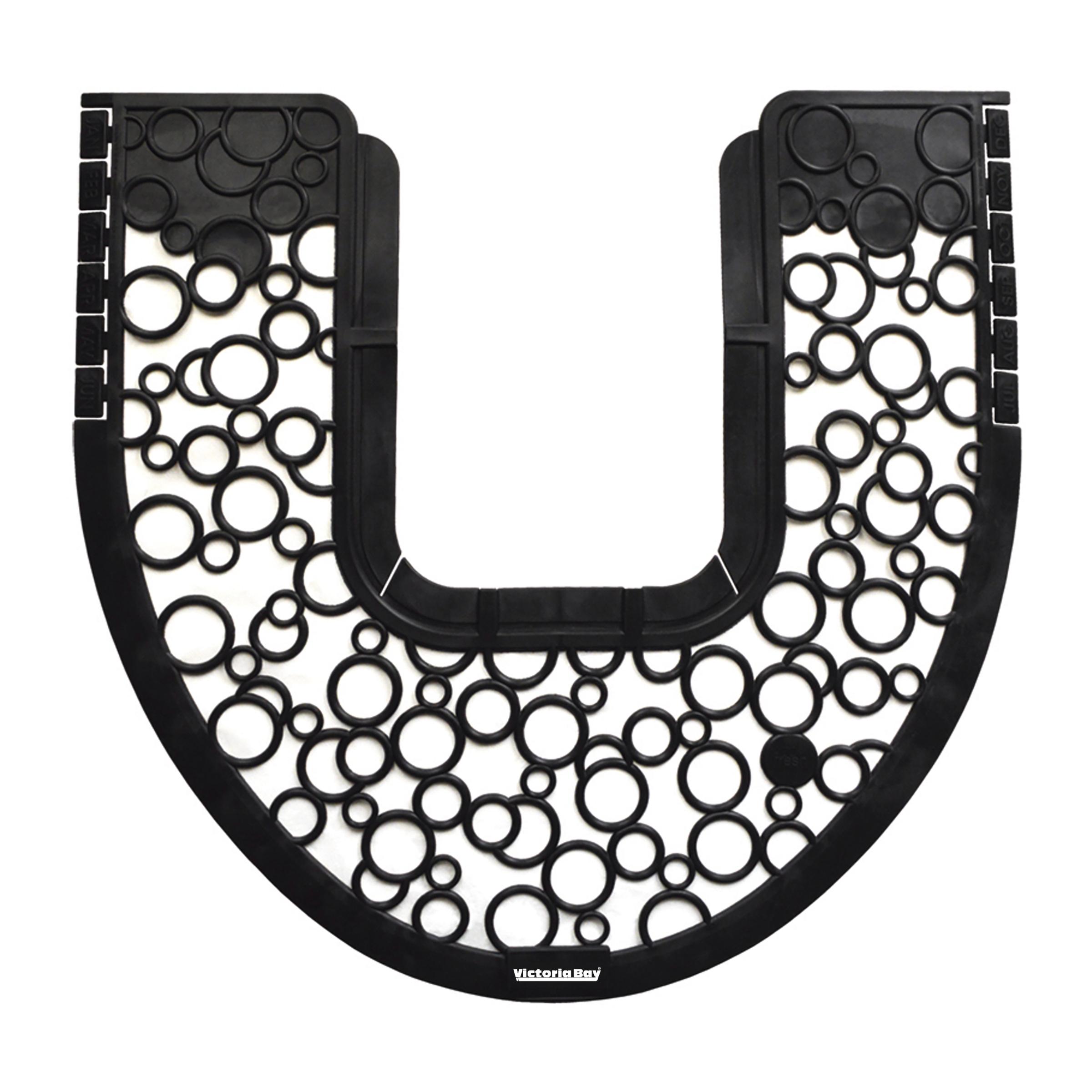 Victoria Bay Commode Mat White 6/Case