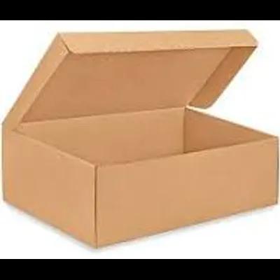 Bakery Box 18.13X13.13X3.5 IN Corrugated Paperboard White Kraft Rectangle 1-Piece 25/Bundle