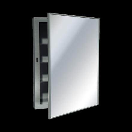 Medicine Cabinet 18.25X24.25 IN Stainless Steel Surface Mounted 1/Each