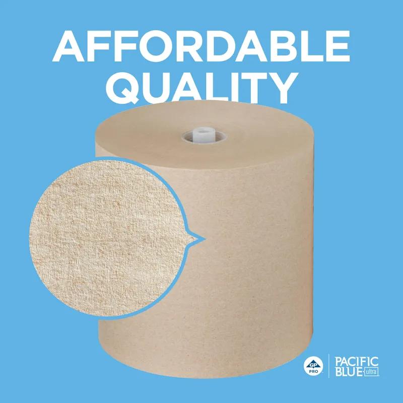 Pacific Blue Ultra™ Roll Paper Towel 7.87IN X1150FT 1PLY Kraft Standard Roll 1150 Sheets/Roll 6 Rolls/Case