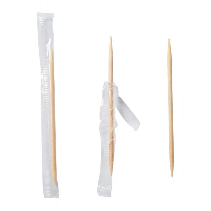 Toothpick 2.5 IN Birch Wood Mint Cello Wrapped 1000/Pack