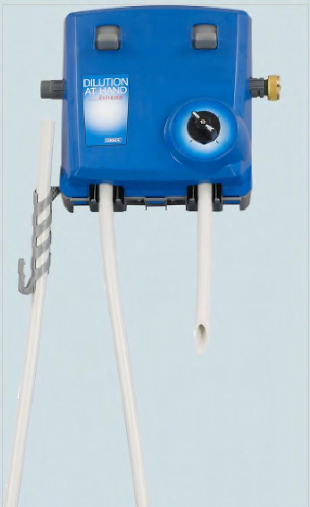 Dilution-At-Hand Chemical Dispensing System 4 Product For use with SafeLink Closed Loop Systems Low Flow 1/Each