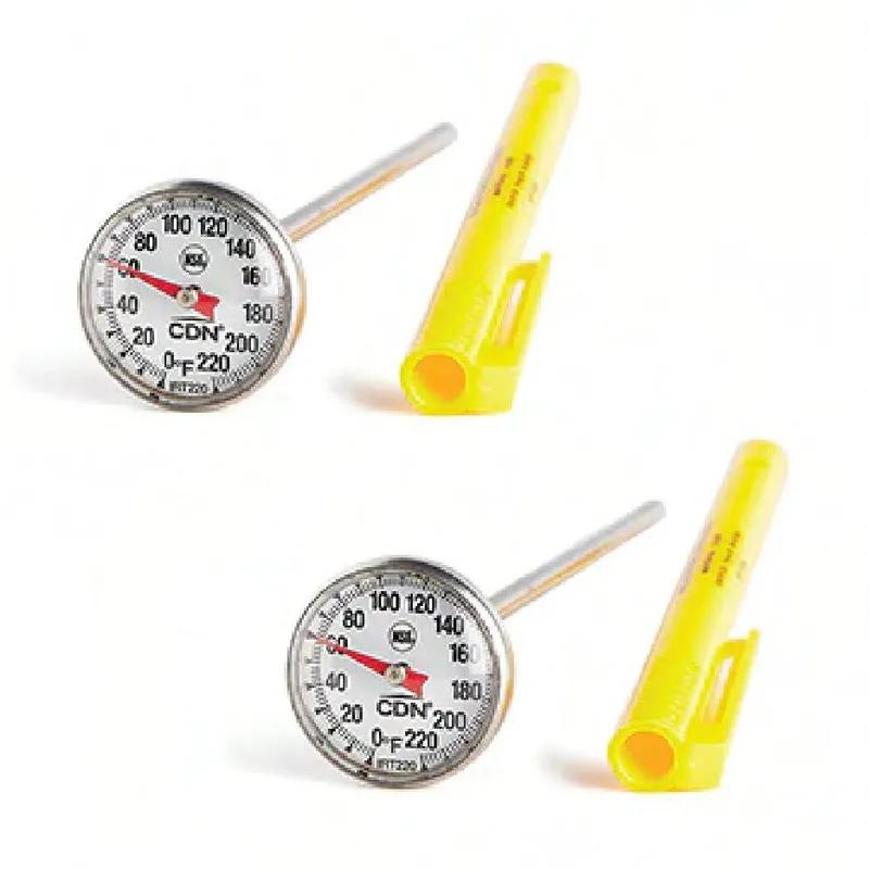 Cooking Thermometer Stainless Steel 0 to 220 Degrees Fahrenheit 2/Pack