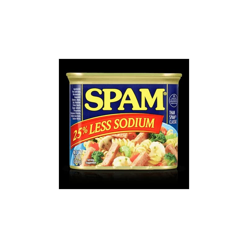 SPAM® Meat 12 OZ 25% Less Sodium 12/Case