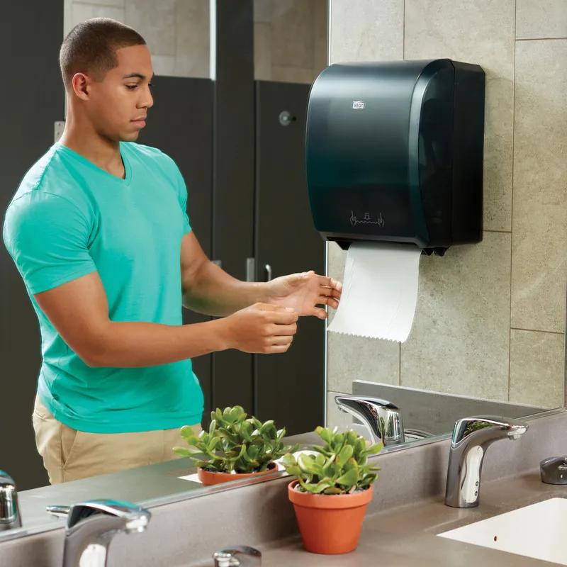 Tork Roll Paper Towel H71 7.5IN X630FT White Standard Roll Embossed Universal Refill 1.925IN Core Diameter 6 Rolls/Case