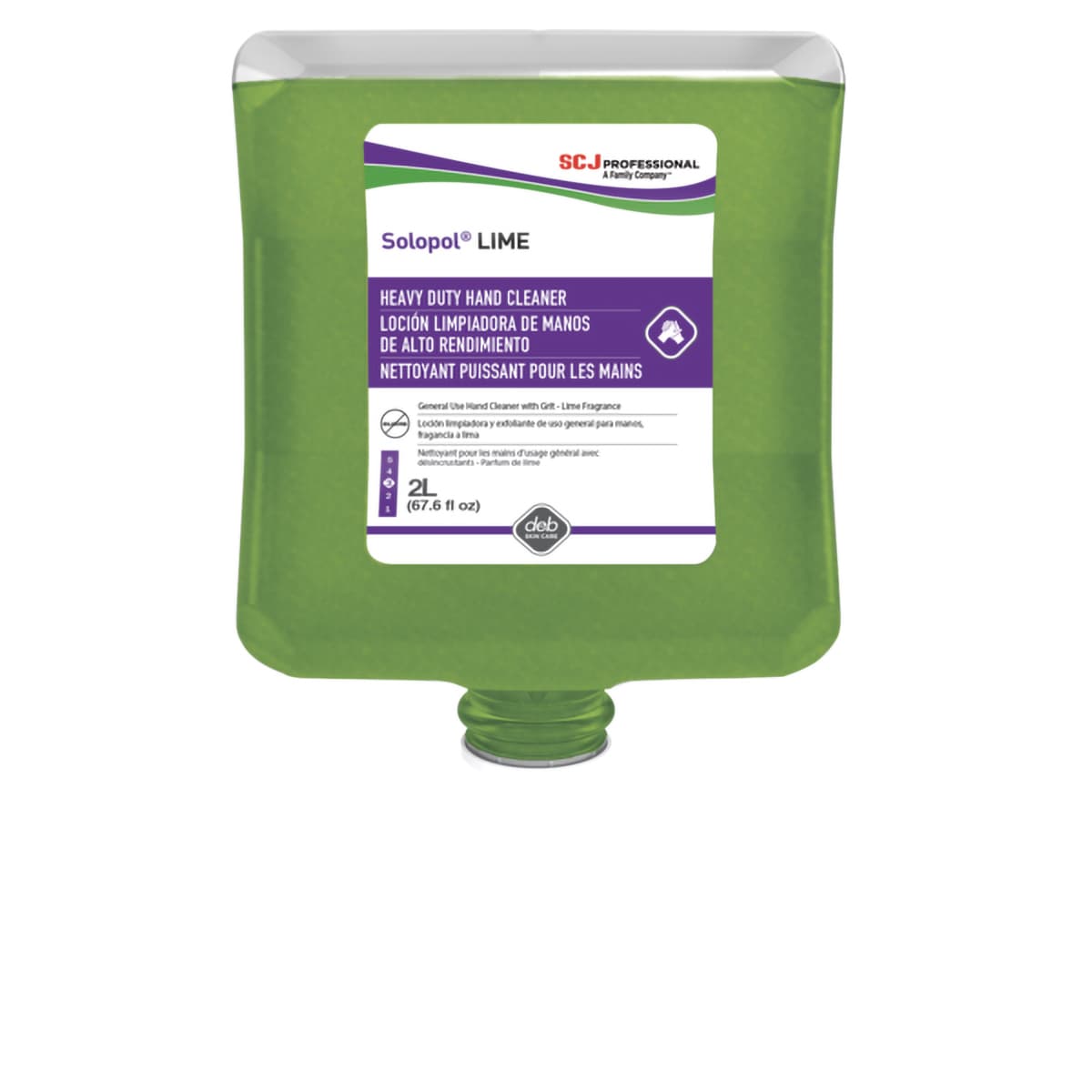 Solopol Hand Cleaner 2 L Lime Medium Heavy Duty 4/Case