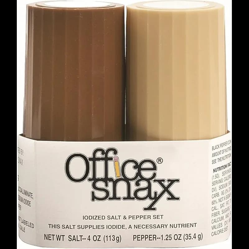 Salt & Pepper Condiment Set Includes: Salt 4 OZ & Pepper 1.5 OZ 2/Set