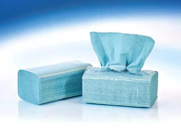 Windshield Towel 8.6X10.25 IN 1 Paper Blue Interfold 334 Count/Pack 12 Packs/Case