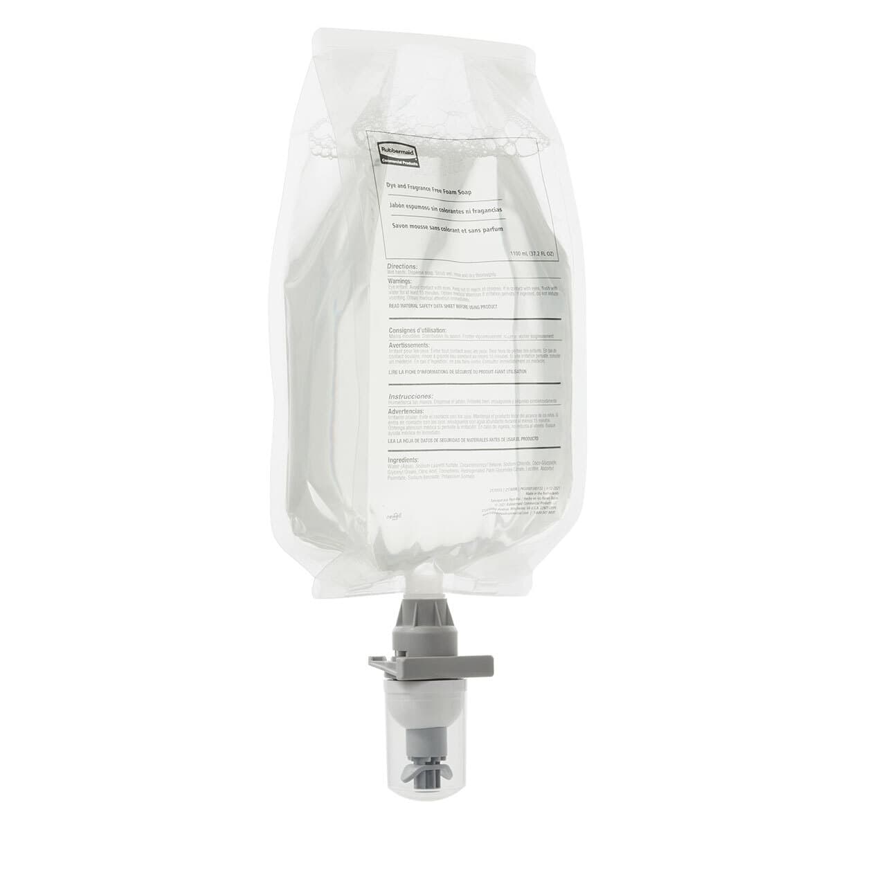 Autofoam Hand Soap 1100 mL Fragrance Free Clear Dye Free 4 Count/Case