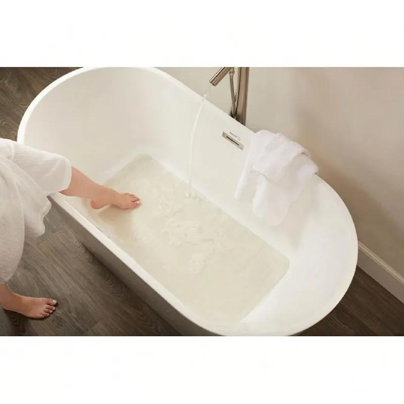 Safti-Grip® Bathmat XL 36X18 IN White Rubber 1/Each