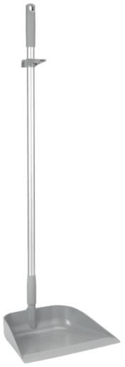 Vikan® Dust Pan 13X7.9X3.5 IN Gray PP Anodized Aluminum Upright 1/Each